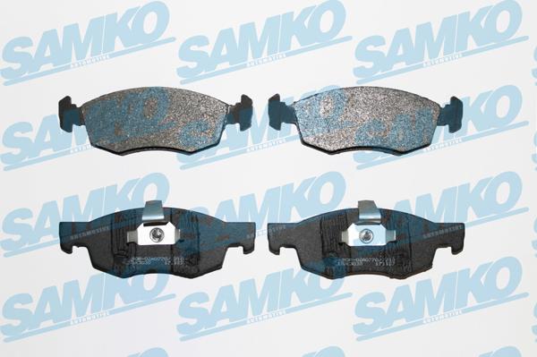 Samko 5SP756 - Kit de plaquettes de frein, frein à disque cwaw.fr