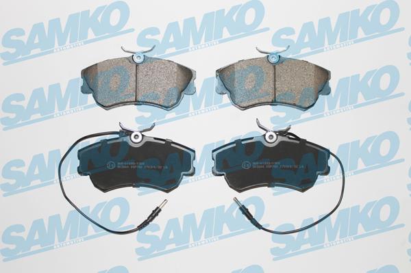 Samko 5SP750 - Kit de plaquettes de frein, frein à disque cwaw.fr