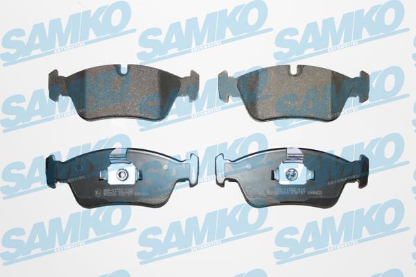 Samko 5SP757 - Kit de plaquettes de frein, frein à disque cwaw.fr