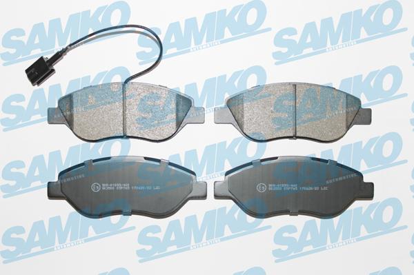 Samko 5SP765 - Kit de plaquettes de frein, frein à disque cwaw.fr