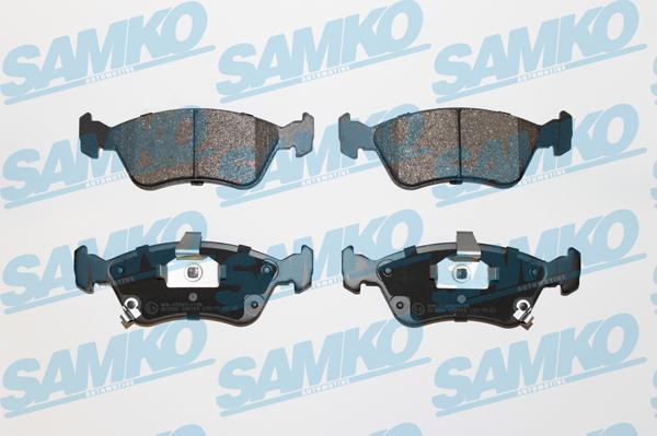 Samko 5SP709 - Kit de plaquettes de frein, frein à disque cwaw.fr