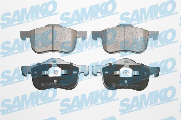 Samko 5SP704 - Kit de plaquettes de frein, frein à disque cwaw.fr