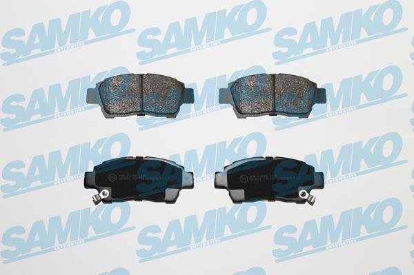 Samko 5SP700 - Kit de plaquettes de frein, frein à disque cwaw.fr