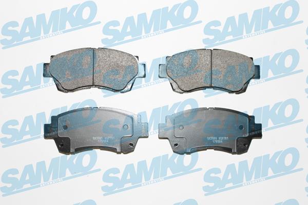 Samko 5SP701 - Kit de plaquettes de frein, frein à disque cwaw.fr