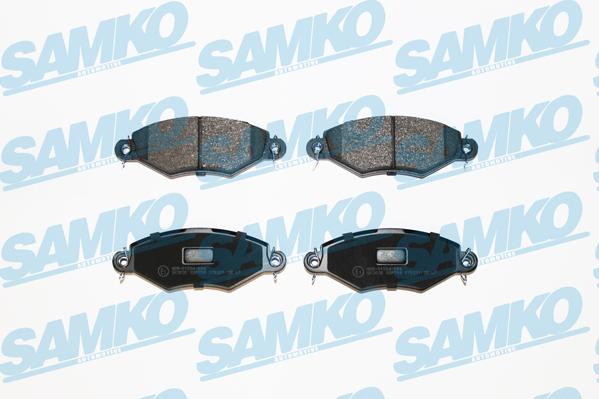 Samko 5SP708 - Kit de plaquettes de frein, frein à disque cwaw.fr