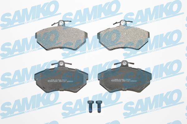 Samko 5SP719 - Kit de plaquettes de frein, frein à disque cwaw.fr