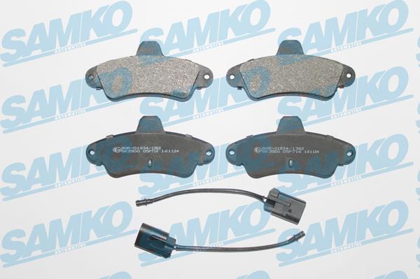 Samko 5SP716 - Kit de plaquettes de frein, frein à disque cwaw.fr