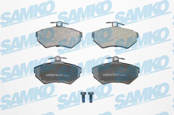 Samko 5SP718 - Kit de plaquettes de frein, frein à disque cwaw.fr