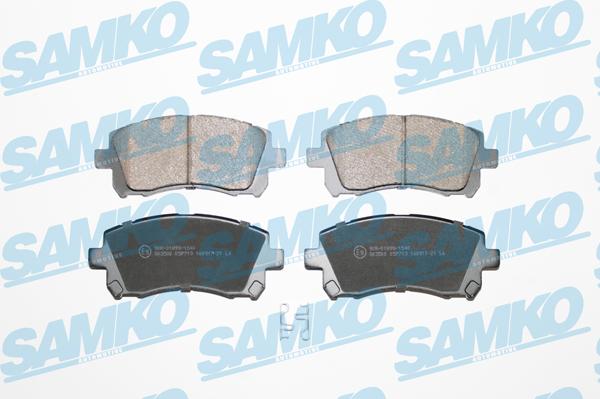 Samko 5SP713 - Kit de plaquettes de frein, frein à disque cwaw.fr