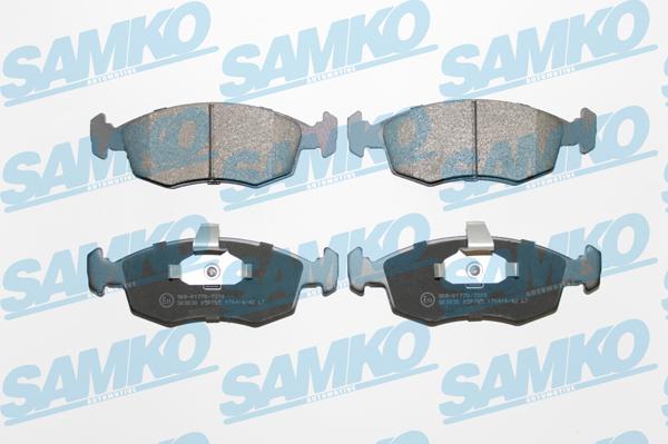 Samko 5SP785 - Kit de plaquettes de frein, frein à disque cwaw.fr