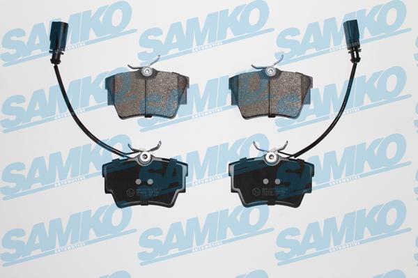 Samko 5SP786 - Kit de plaquettes de frein, frein à disque cwaw.fr