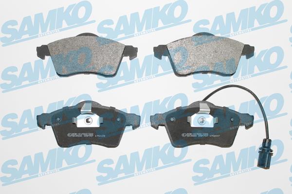 Samko 5SP787 - Kit de plaquettes de frein, frein à disque cwaw.fr