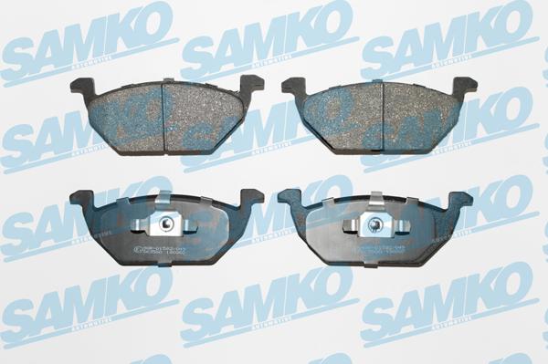 Samko 5SP730 - Kit de plaquettes de frein, frein à disque cwaw.fr