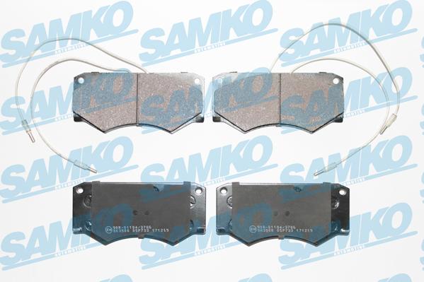 Samko 5SP733 - Kit de plaquettes de frein, frein à disque cwaw.fr