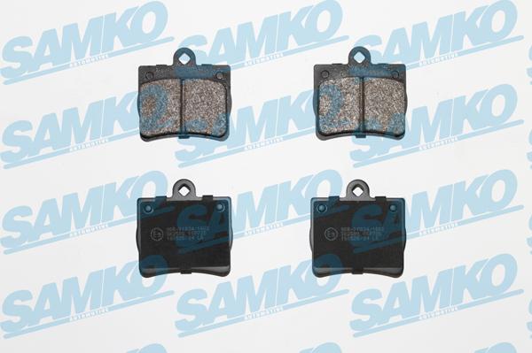 Samko 5SP725 - Kit de plaquettes de frein, frein à disque cwaw.fr