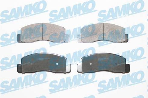 Samko 5SP723 - Kit de plaquettes de frein, frein à disque cwaw.fr