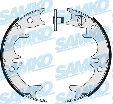 Samko 89140 - Jeu de mâchoires de frein cwaw.fr