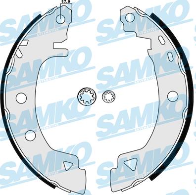 Samko 84920B - Jeu de mâchoires de frein cwaw.fr