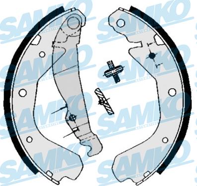 Samko 84640 - Jeu de mâchoires de frein cwaw.fr