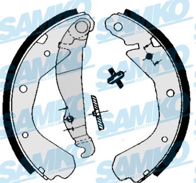 Samko 84660 - Jeu de mâchoires de frein cwaw.fr