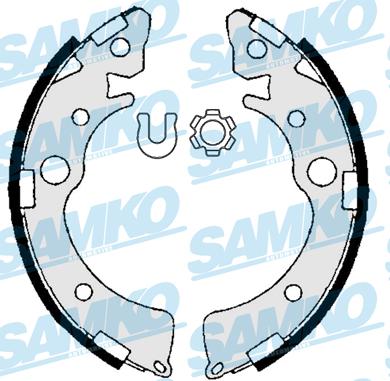 Samko 86980 - Jeu de mâchoires de frein cwaw.fr