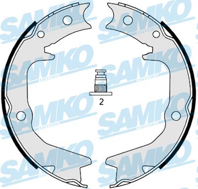 Samko 88920 - Jeu de mâchoires de frein cwaw.fr