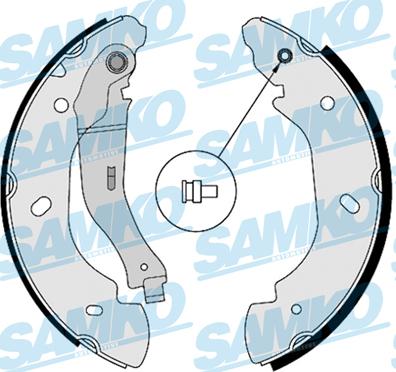 Samko 88580 - Jeu de mâchoires de frein cwaw.fr