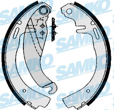 Samko 82490 - Jeu de mâchoires de frein cwaw.fr