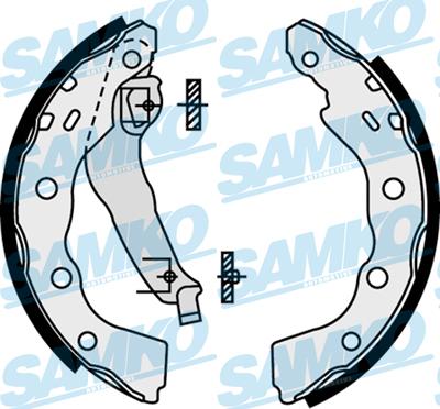 Samko 87740 - Jeu de mâchoires de frein cwaw.fr