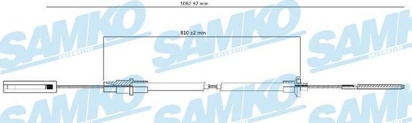 Samko C0256C - Tirette à câble, commande d'embrayage cwaw.fr