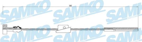 Samko C0231B - Tirette à câble, frein de stationnement cwaw.fr