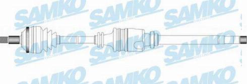 Samko DS16089 - Arbre de transmission cwaw.fr