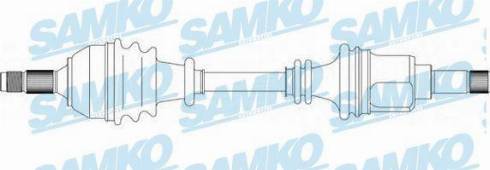 Samko DS38021 - Arbre de transmission cwaw.fr