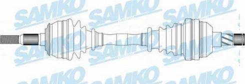 Samko DS37014 - Arbre de transmission cwaw.fr