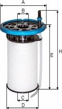 SAMPIYON FILTER CE 0347 MEX K - Filtre à carburant cwaw.fr