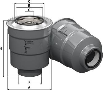 SAMPIYON FILTER CS 0206 M - Filtre à carburant cwaw.fr