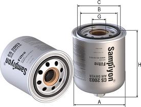 SAMPIYON FILTER CS 2003 - Filtre à air cwaw.fr