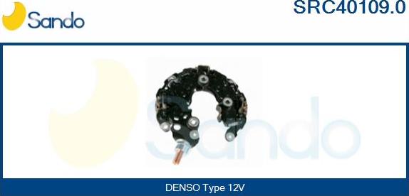 Sando SRC40109.0 - Pont de diodes, alternateur cwaw.fr