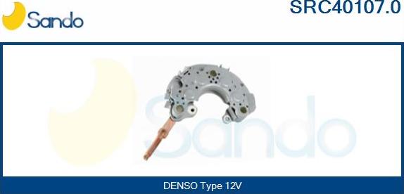 Sando SRC40107.0 - Pont de diodes, alternateur cwaw.fr