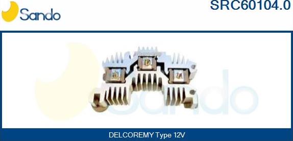 Sando SRC60104.0 - Pont de diodes, alternateur cwaw.fr