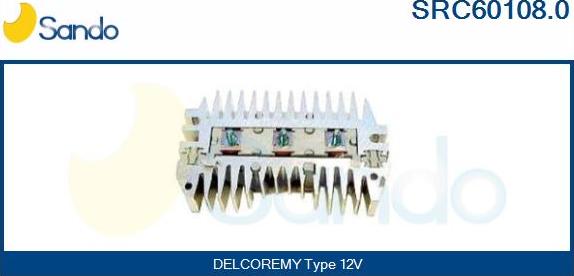 Sando SRC60108.0 - Pont de diodes, alternateur cwaw.fr