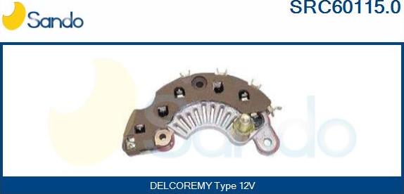 Sando SRC60115.0 - Pont de diodes, alternateur cwaw.fr