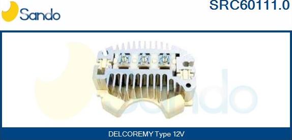 Sando SRC60111.0 - Pont de diodes, alternateur cwaw.fr