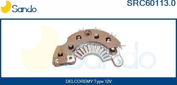 Sando SRC60113.0 - Pont de diodes, alternateur cwaw.fr