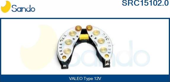 Sando SRC15102.0 - Pont de diodes, alternateur cwaw.fr