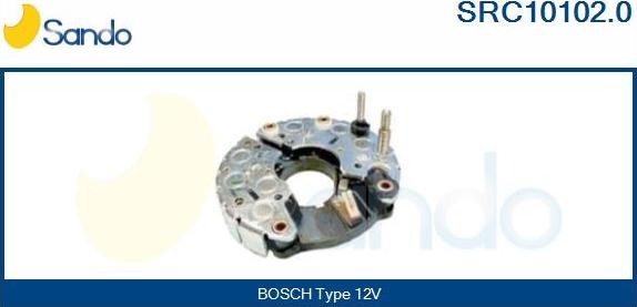 Sando SRC10102.0 - Pont de diodes, alternateur cwaw.fr