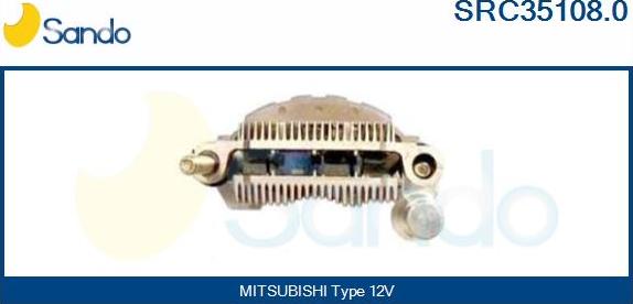 Sando SRC35108.0 - Pont de diodes, alternateur cwaw.fr