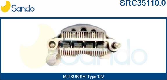 Sando SRC35110.0 - Pont de diodes, alternateur cwaw.fr