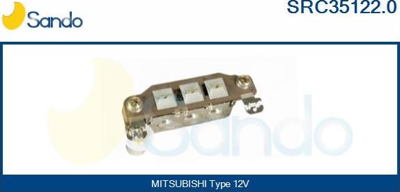 Sando SRC35122.0 - Pont de diodes, alternateur cwaw.fr