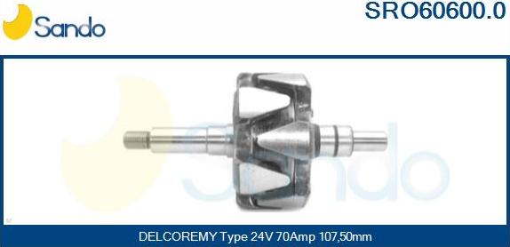 Sando SRO60600.0 - Rotor, alternateur cwaw.fr